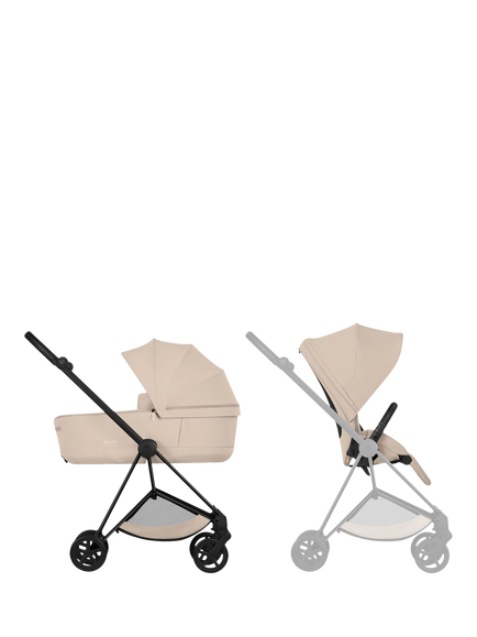 Cybex Mios Pushchair & Carrycot, Cozy Beige - view 2, Cozy Beige