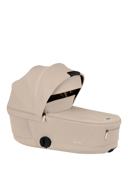 Cybex Priam Pushchair & Fold Carrycot Bundle, Cozy Beige - view 2, Cozy Beige