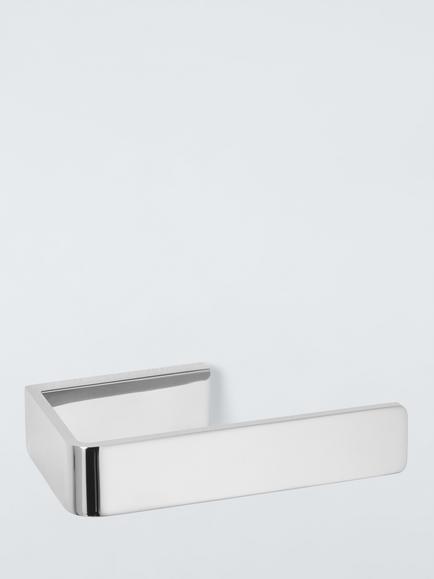 John Lewis Atlantis Wall Mounted Toilet Roll Holder, Chrome, Chrome