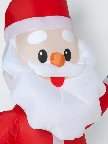 Lumineo LED Inflatable Santa, 180cm, Red - view 2, Red