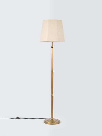 John Lewis Winchester Floor Lamp, Oatmeal - view 2, Oatmeal