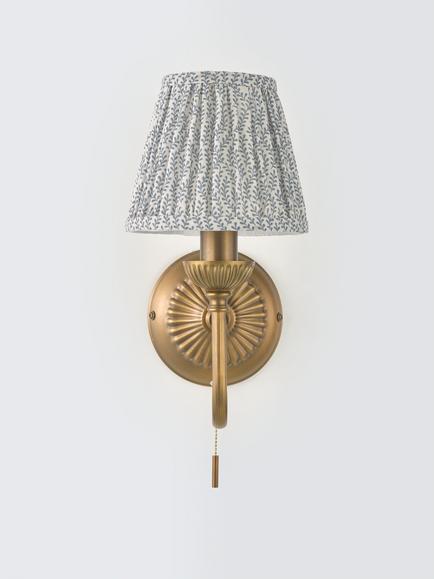 John Lewis Valemont Wall Light, Antique Bronze - view 2, Antique Bronze