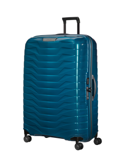 Samsonite Proxis 86cm 4-Wheel Large Suitcase, 147L, Petrol Blue