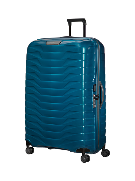 Samsonite Proxis 86cm 4-Wheel Large Suitcase, 147L, Petrol Blue
