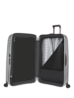 Samsonite Proxis 4-Wheel 86cm Large Spinner Suitcase, 147L, Flame - view 2, Silver