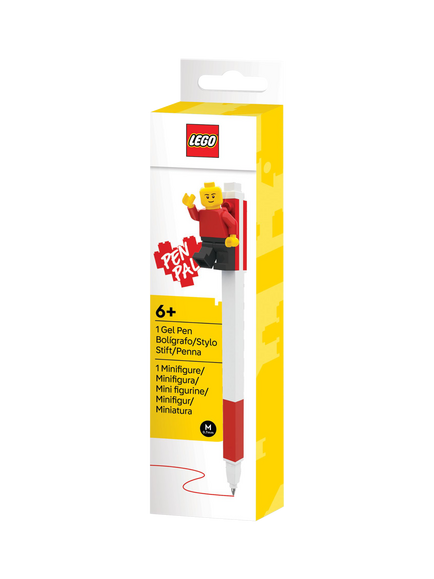 Brand Threads LEGO Gel Pen, Red, Red
