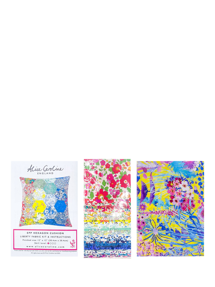 Alice Caroline Hexagon Cushion Sewing Kit - view 2, Multi