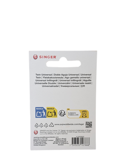 Singer Twin Universal 3mm Sewing Machine Needle - view 2, Multi