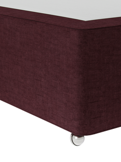 Hypnos Pocket Sprung Upholstered Divan Base, Small Double - view 2, Prem Tanzanite