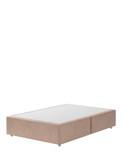 Hypnos Pocket Sprung Upholstered Divan Base, Small Double, Atlas Orchid