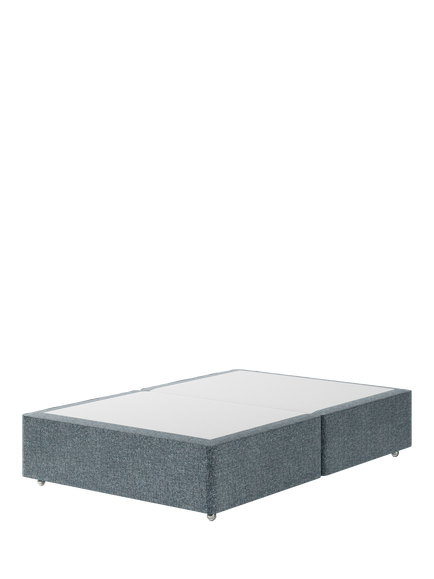 Hypnos Pocket Sprung Upholstered Divan Base, Small Double, Arvalli Storm