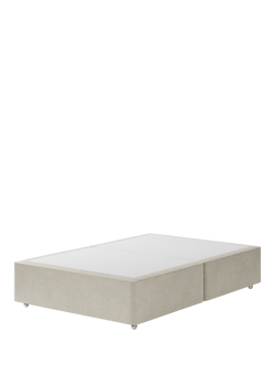 Hypnos Pocket Sprung Upholstered Divan Base, Double, Brooklyn Shell