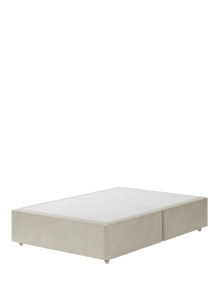 Hypnos Pocket Sprung Upholstered Divan Base, Double, Brooklyn Shell