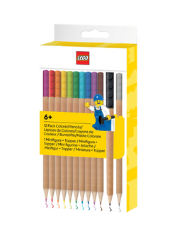 LEGO Colouring Pencils, Set of 12, Multi