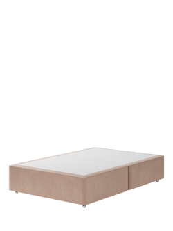 Hypnos Pocket Sprung Upholstered Divan Base, Double, Atlas Orchid