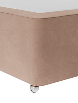Hypnos Pocket Sprung Upholstered Divan Base, Double - view 2, Atlas Orchid