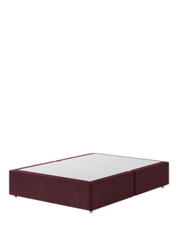 Hypnos Pocket Sprung Upholstered Divan Base, King Size, Prem Tanzanite