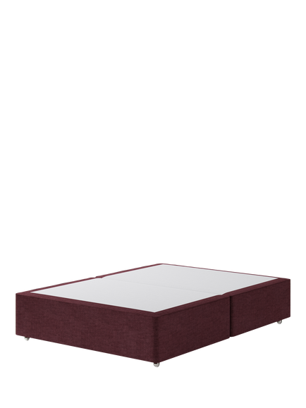 Hypnos Pocket Sprung Upholstered Divan Base, King Size, Premium Tanzanite