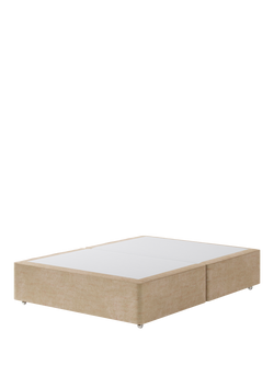 Hypnos Pocket Sprung Upholstered Divan Base, King Size, Premium Sandstone Pearl