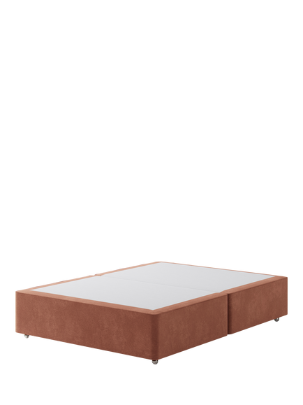 Hypnos Pocket Sprung Upholstered Divan Base, King Size, Foyle Sienna