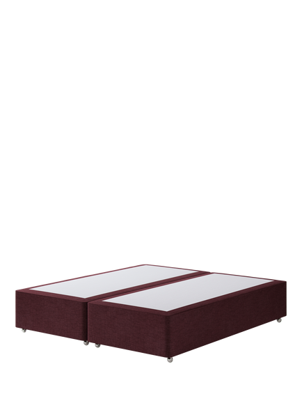 Hypnos Pocket Sprung Upholstered Divan Base, Super King Size, Premium Tanzanite