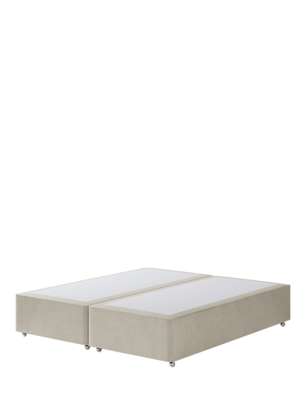 Hypnos Pocket Sprung Upholstered Divan Base, Super King Size, Brooklyn Shell
