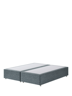 Hypnos Pocket Sprung Upholstered Divan Base, Super King Size, Arvalli Storm