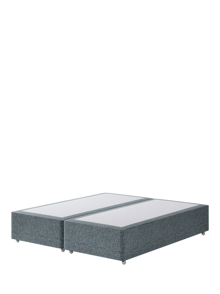 Hypnos Pocket Sprung Upholstered Divan Base, Super King Size, Arvalli Storm