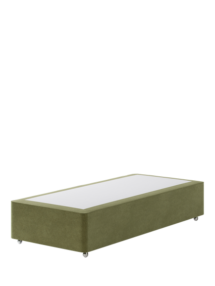 Hypnos Pocket Sprung Upholstered Divan Base, Single, Severn Fern
