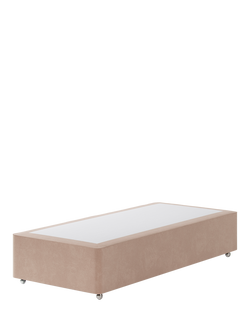 Hypnos Pocket Sprung Upholstered Divan Base, Single, Atlas Orchid
