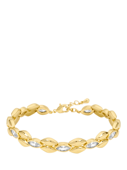 Jon Richard Crystal Bracelet, Gold, Gold