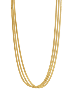 Jon Richard Multi Row Stacking Necklace, Gold, Gold