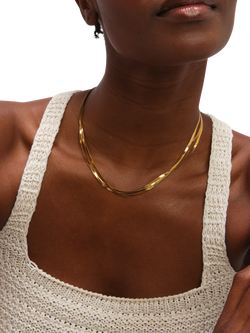 Jon Richard Multi Row Stacking Necklace, Gold - view 2, Gold