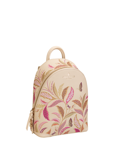 Sara Miller Fern Garden Mini Backpack, Pink/Multi - view 2, Pink/Multi