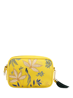 Sara Miller Crossbody Camera Bag, Botanic Yellow/Multi, Botanic Yellow/Multi