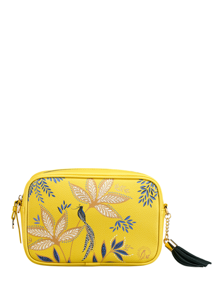 Sara Miller Crossbody Camera Bag, Botanic Yellow/Multi