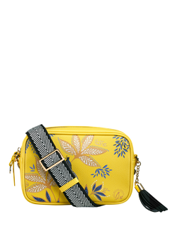 Sara Miller Crossbody Camera Bag, Botanic Yellow/Multi - view 2, Botanic Yellow/Multi