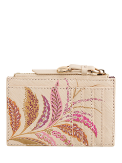 Sara Miller Zipped Credit Card Holder, Pink/Multi - view 2, Pink/Multi