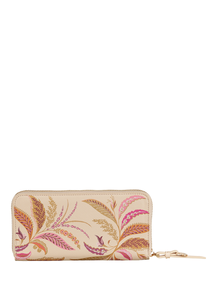 Sara Miller Large Zip Around Purse, Pink/Multi - view 2, Pink/Multi