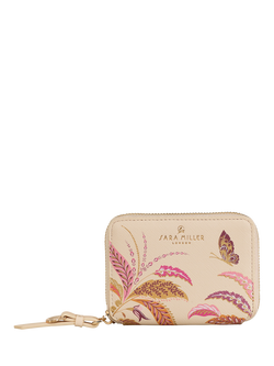 Sara Miller Small Zip Around Purse, Pink/Multi, Pink/Multi