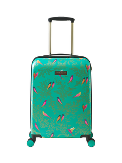 Sara Miller Chelsea 56cm 8-Wheel Cabin Case, 29L, Green/Multi, Green/Multi