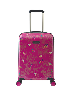 Sara Miller Chelsea 56cm 8-Wheel Cabin Case, 29L, Pink/Multi, Pink/Multi
