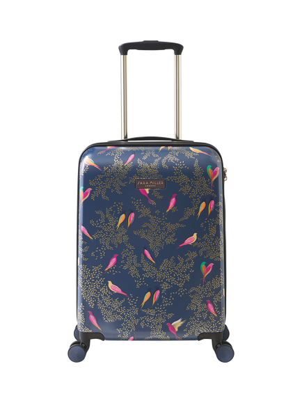 Sara Miller Chelsea 56cm 8-Wheel Cabin Case, 29L, Blue/Multi, Blue/Multi