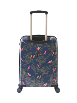 Sara Miller Chelsea 56cm 8-Wheel Cabin Case, 29L, Blue/Multi - view 2, Blue/Multi