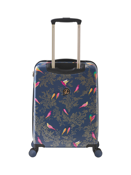 Sara Miller Chelsea 56cm 8-Wheel Cabin Case, 29L, Blue/Multi - view 2, Blue/Multi