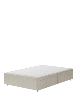 Hypnos Pocket Sprung Upholstered 2 Drawer Divan Base, Small Double, Brooklyn Shell
