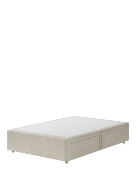 Hypnos Pocket Sprung Upholstered 2 Drawer Divan Base, Small Double, Brooklyn Shell