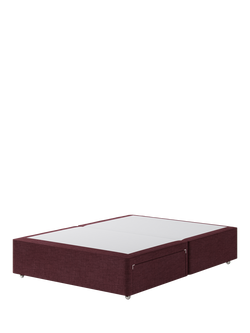 Hypnos Pocket Sprung Upholstered 2 Drawer Divan Base, King Size, Prem Tanzanite