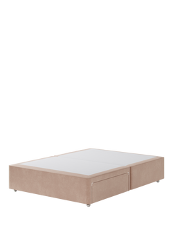 Hypnos Pocket Sprung Upholstered 2 Drawer Divan Base, King Size, Atlas Orchid
