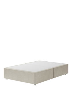 Hypnos Non-Sprung Upholstered Divan Base, Small Double, Brooklyn Shell